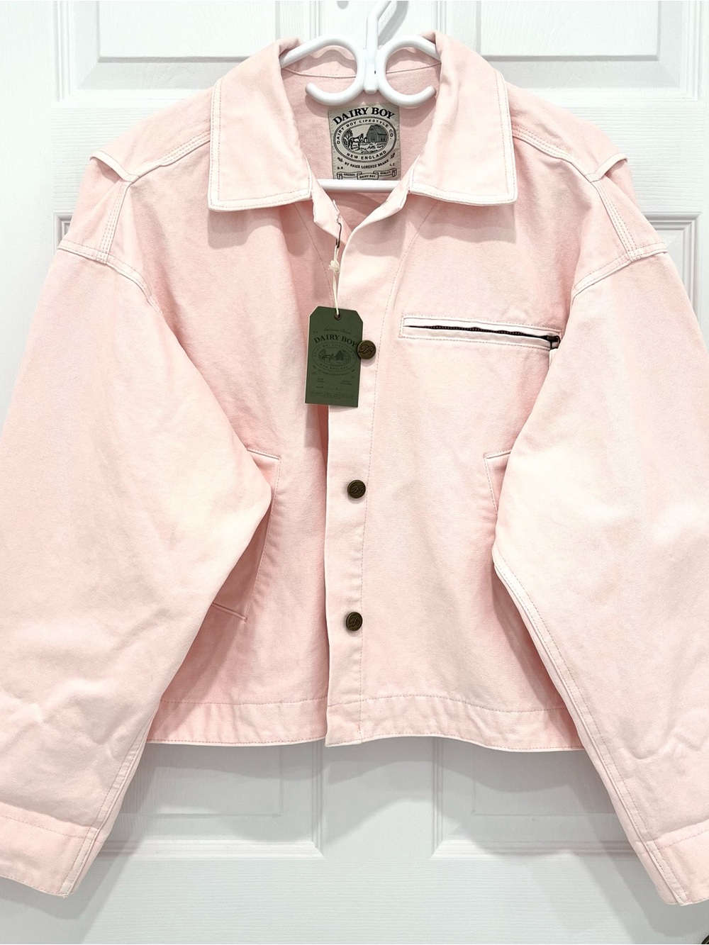 NWT - DAIRY BOY - BARN JACKET - BLUSH